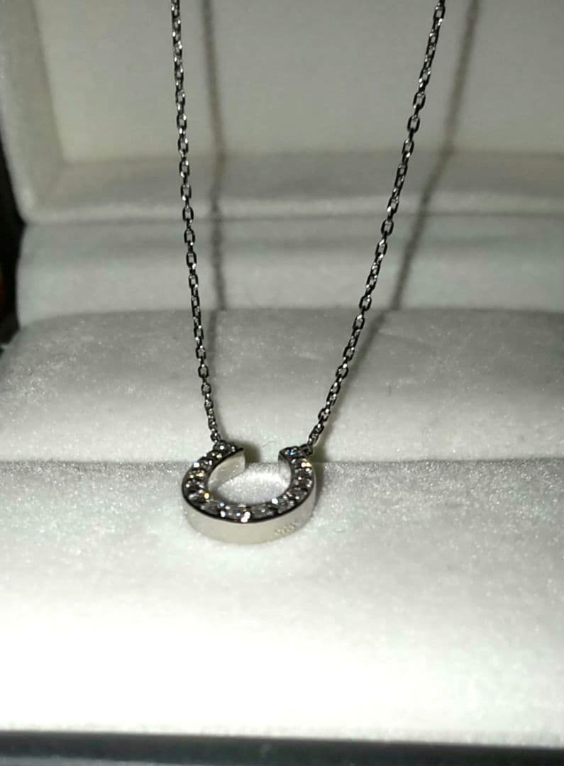 Vendome Aoyama　pt950　ホースシューネックレス 定価12万