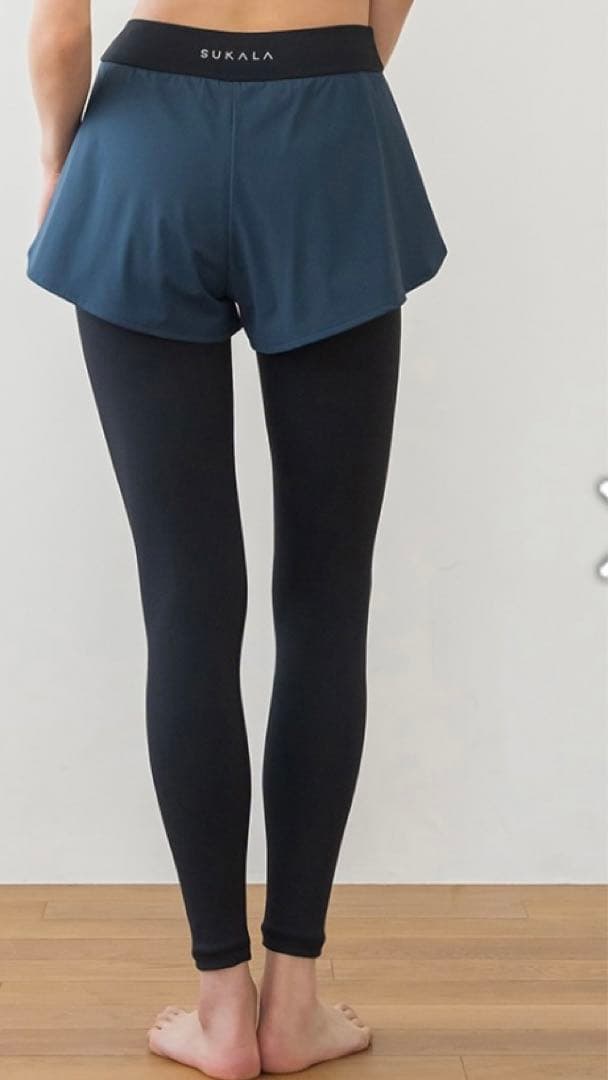 SUKALA ショートパンツ付きベーシックレギンス Mサイズ新品未開封