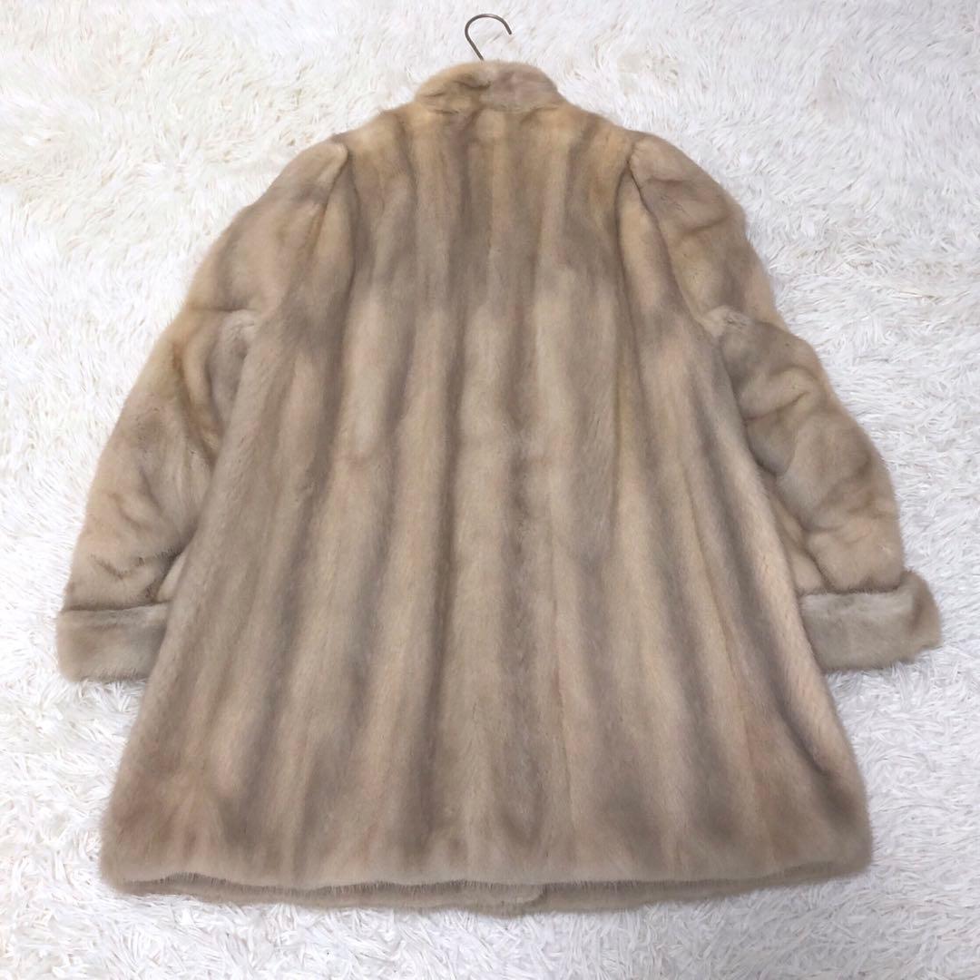 SAGA MINK サガミンク ファーコート 金サガ M 毛皮コート 金タグ