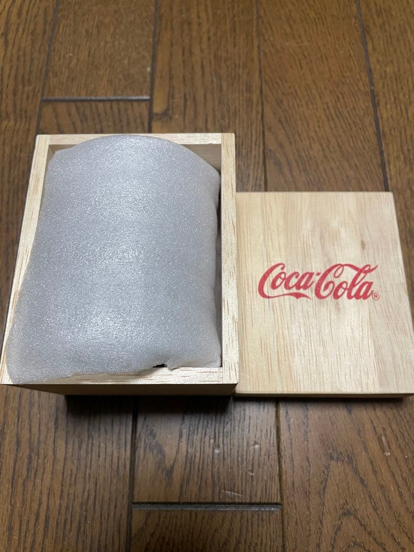 コカ・コーラ非売品　激レア　太武朗工房　江戸切子「琥珀」