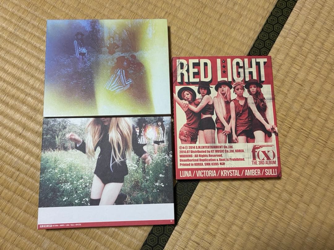 f(x) Red Light アルバム CD 3Ver.セット トレカなし