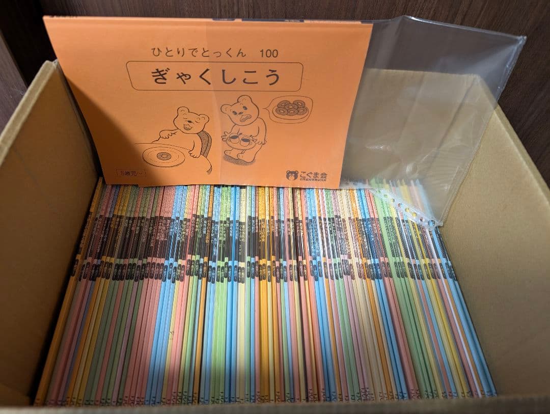 ひとりでとっくん 100 フルセット 裁断済 ファイリング