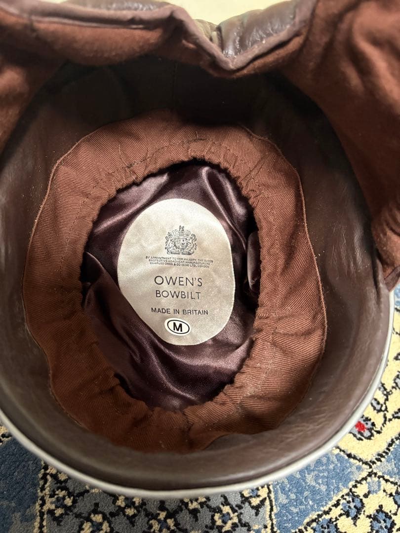 【中古美品】OWENS HELMETS BOWBILT 英国製