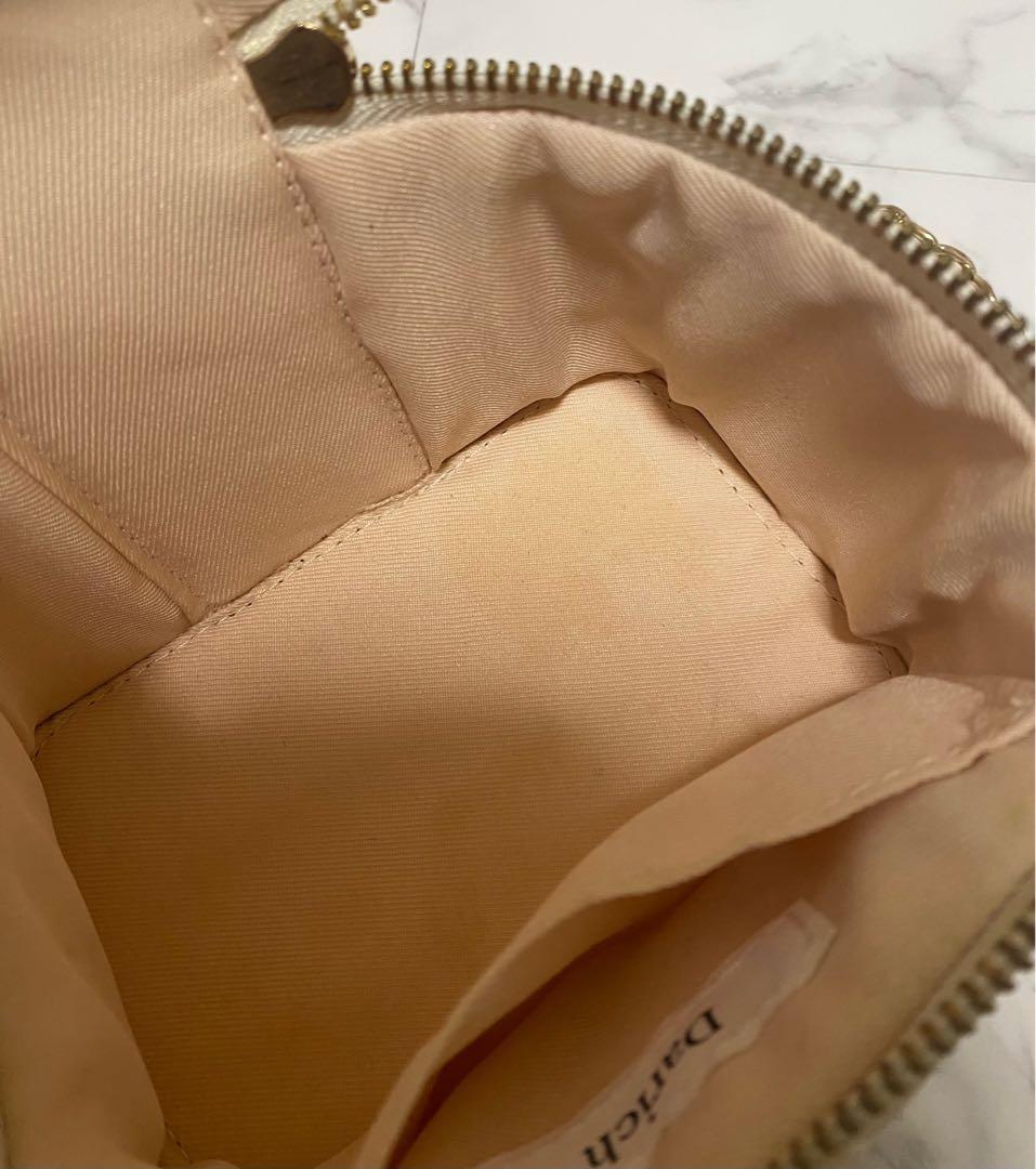 Darich ダーリッチ キルティングスクエアミニバッグ アイボリー