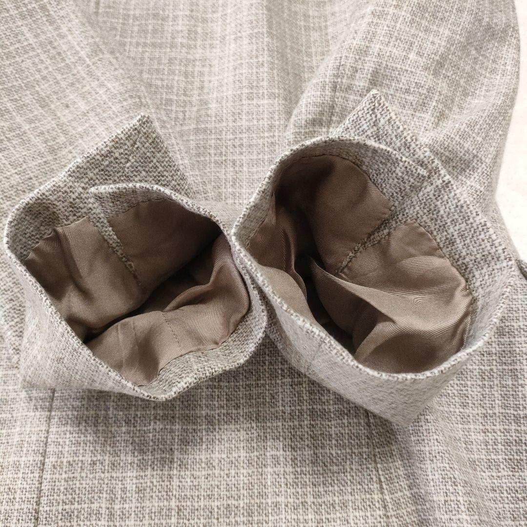 極美品✨GIORGIOARMANI　ウールツイードジャケット　大きいサイズ　46