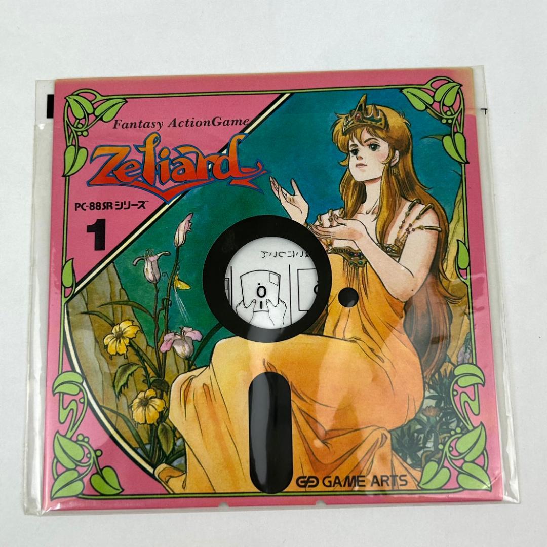 【PC-88SRシリーズ】ゼリアード　フロッピーディスク　レトロゲーム　ジャンク