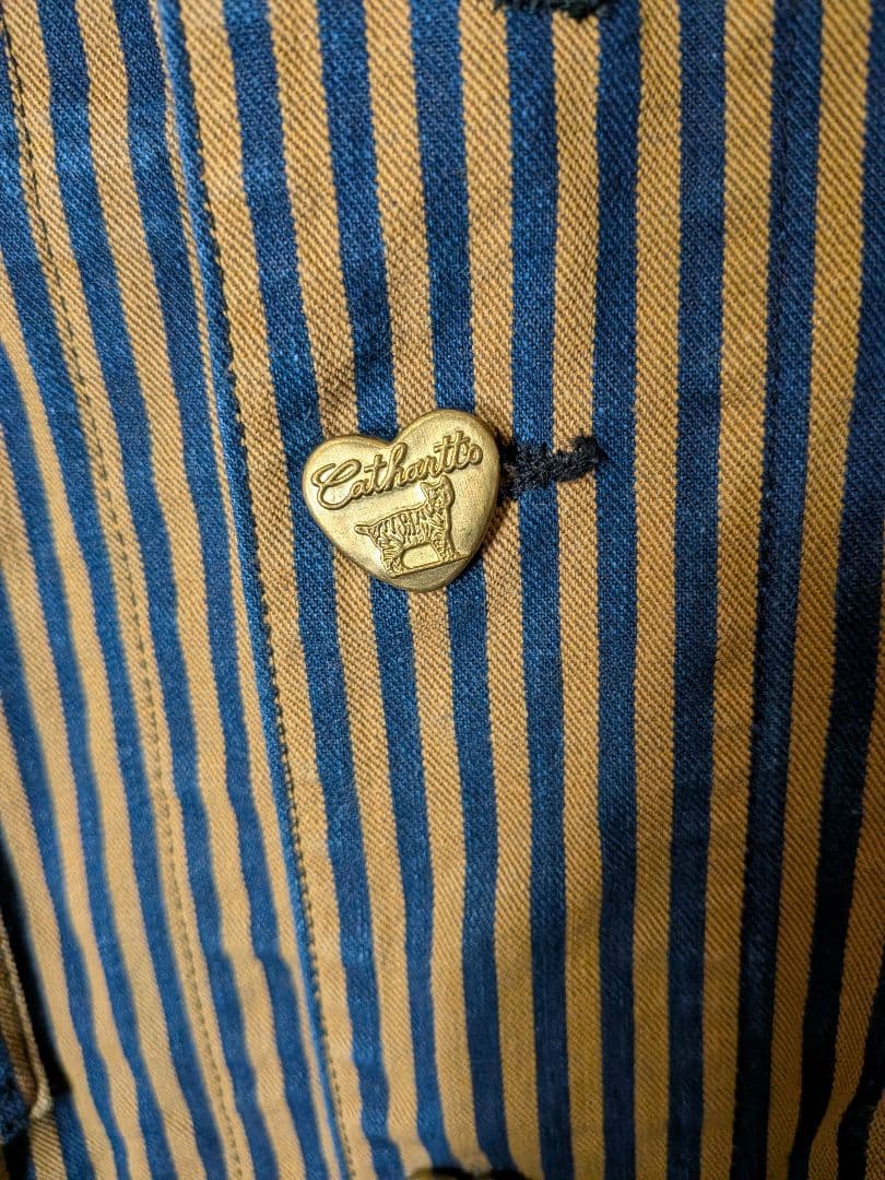 ジャケット・アウター tcb Cathartt Chore Coat Tabby Cat Stripe