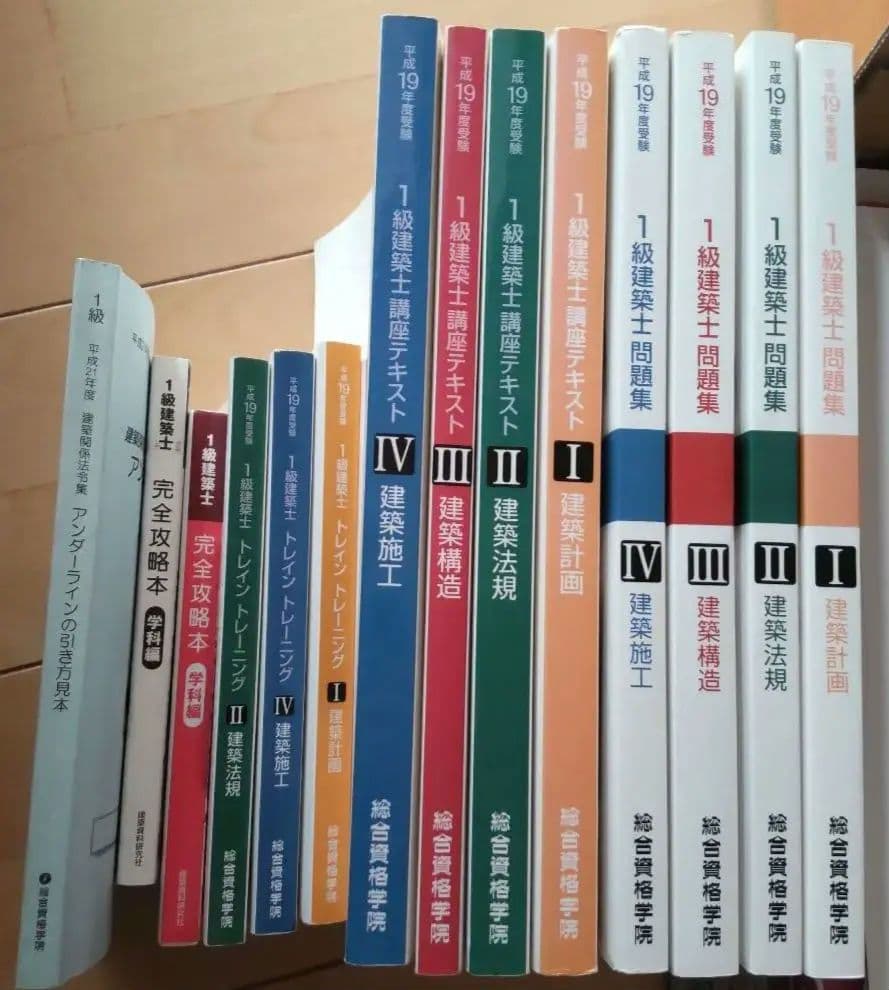 最終価格　一級建築士試験 問題集 テキスト