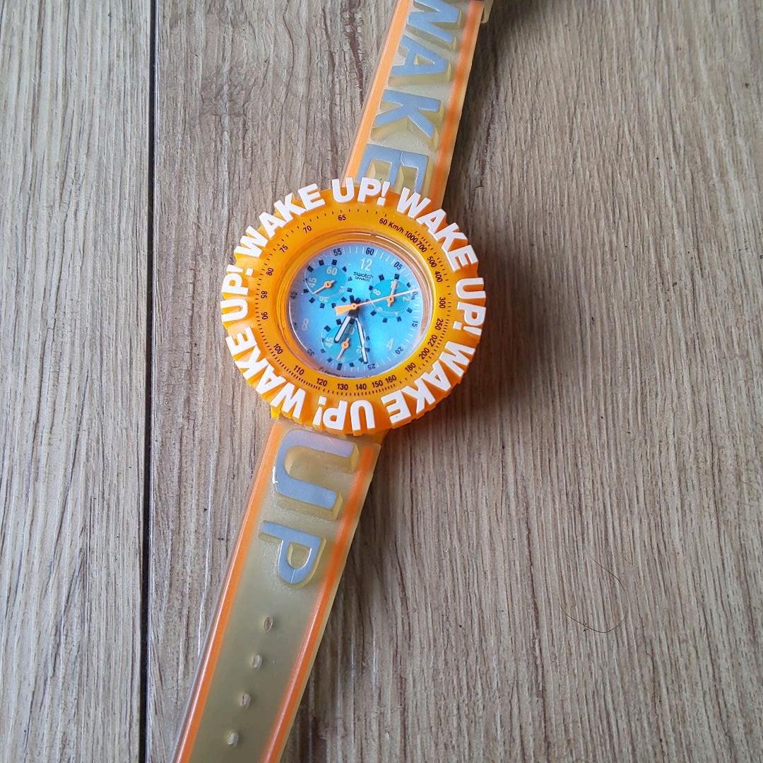 激レア品！スウォッチスパイクリー WAKE UP