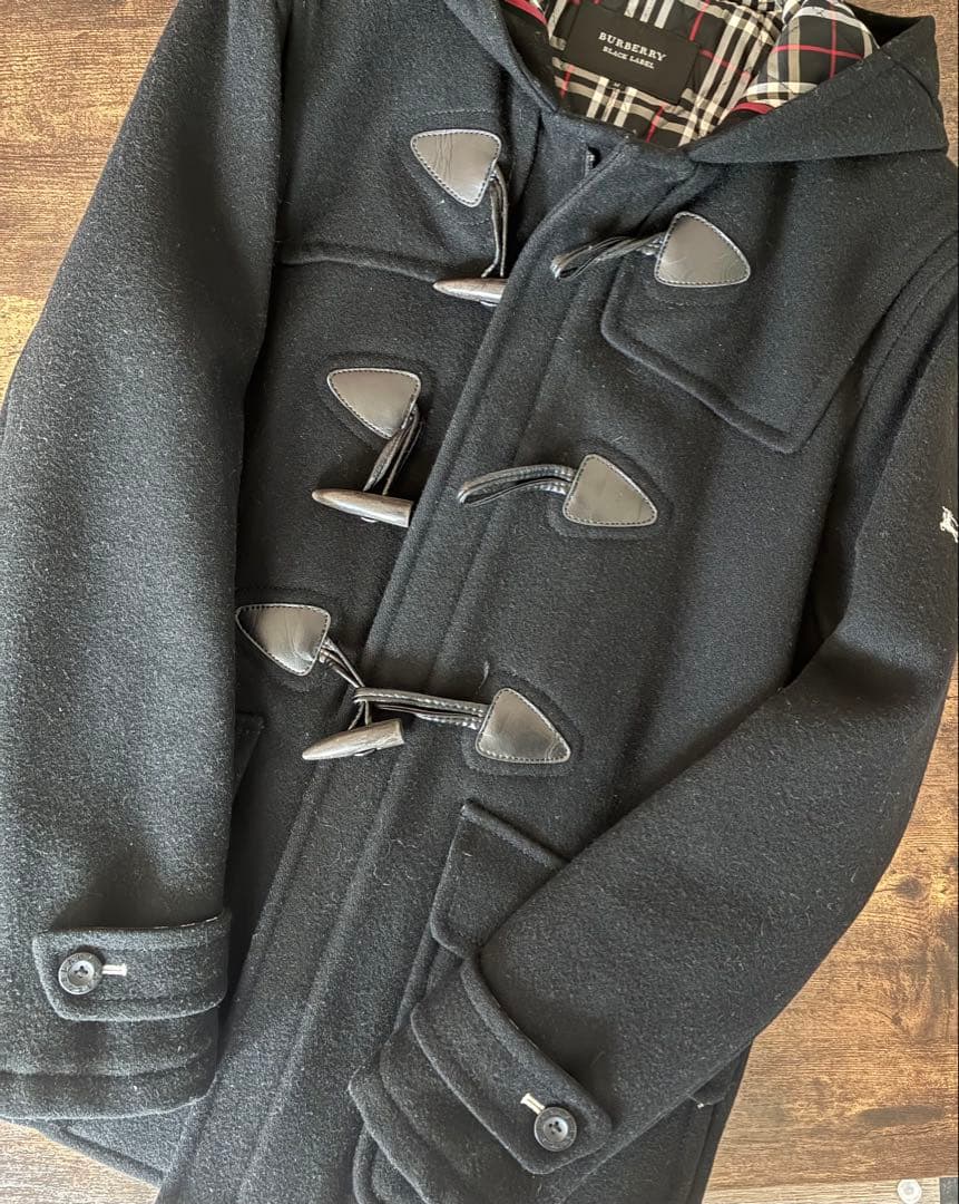 BURBERRY BLACK LABEL ダッフルコート M ブラック