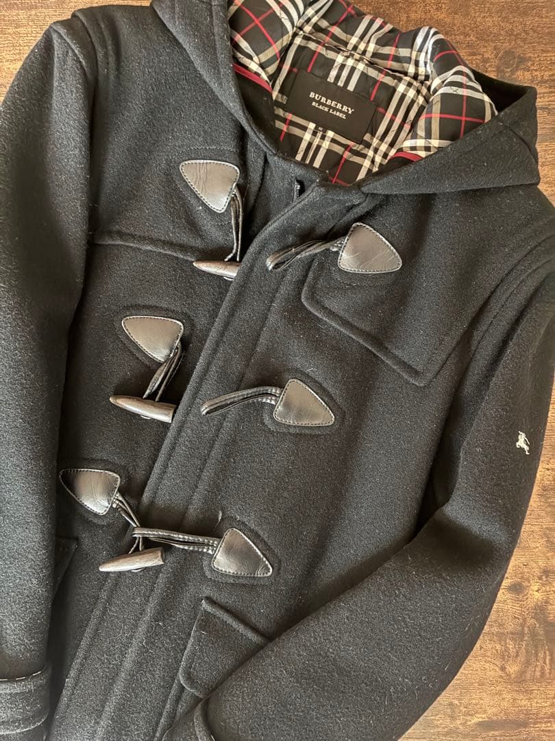 BURBERRY BLACK LABEL ダッフルコート M ブラック