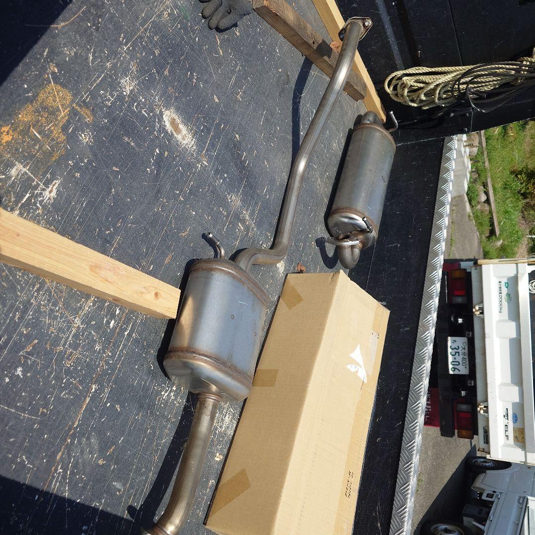 ジムニー純正マフラー　jb74w 新車外し