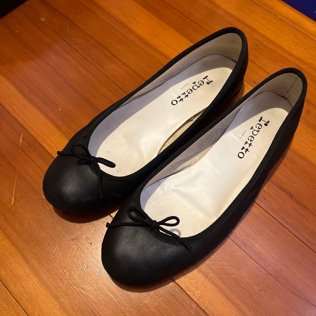 mee　レペット　黒 バレエシューズ