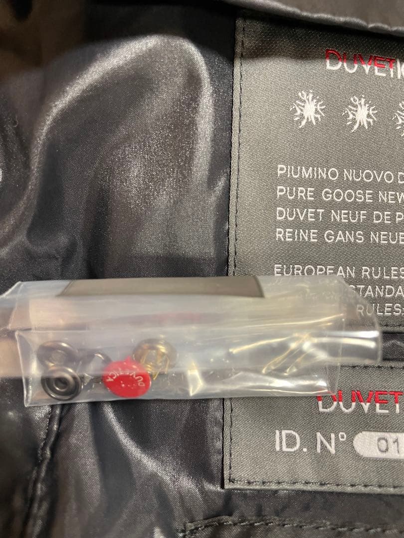 Duvetica フード付きウールダウンベスト サイズ40 ネイビー