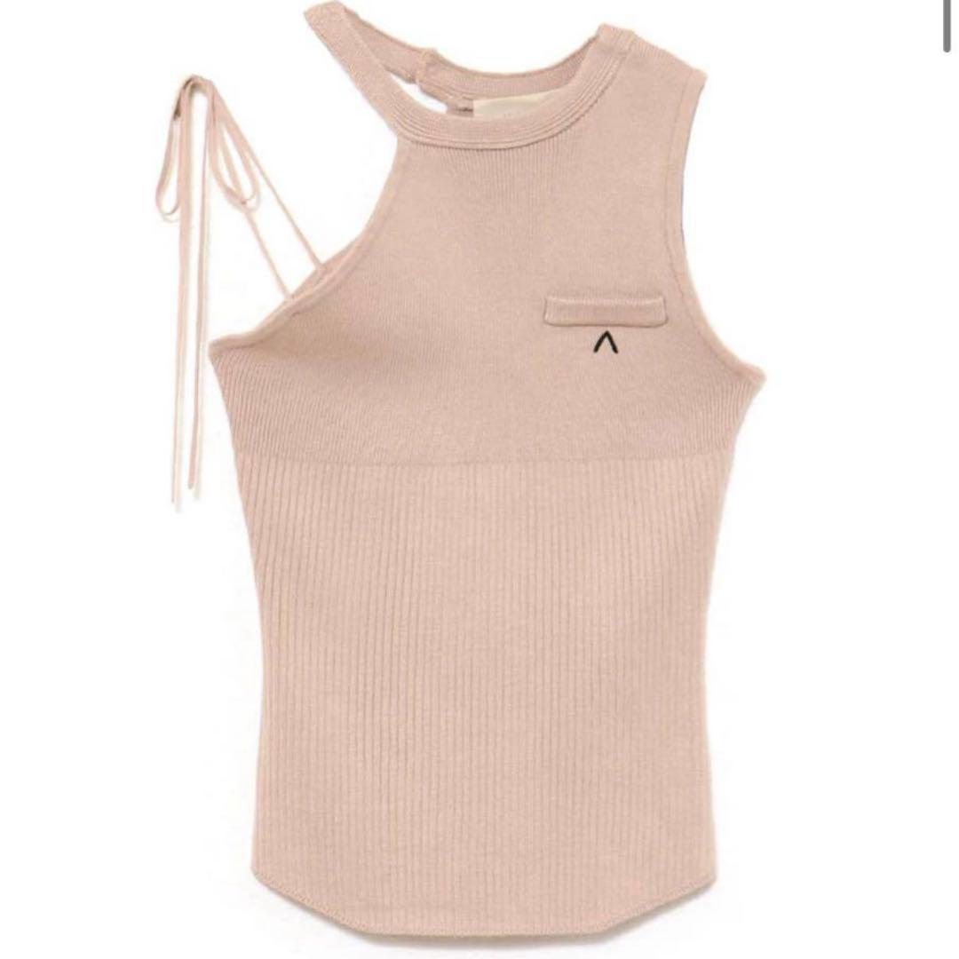 【値下げ可能】and mary Angie ribbon tank