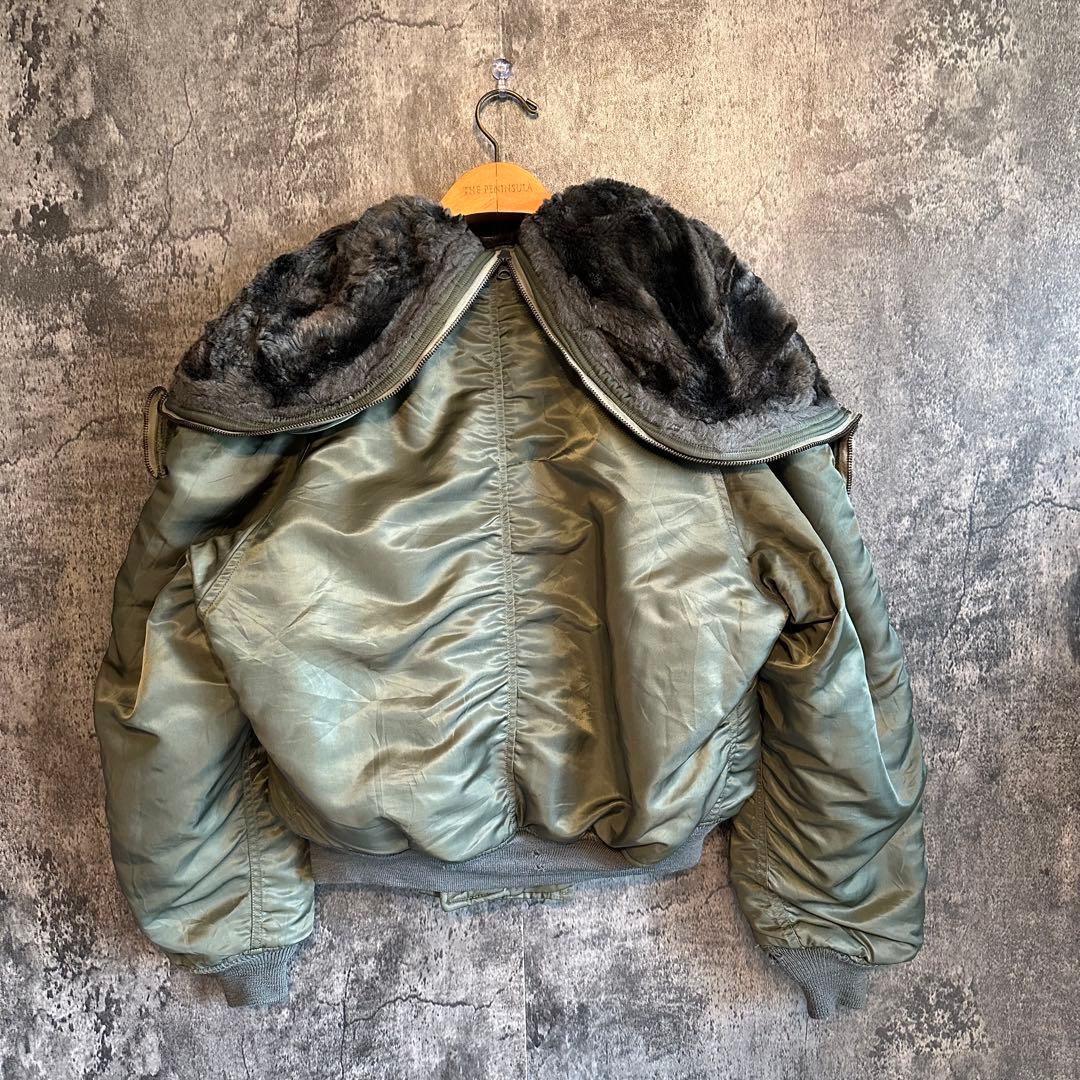 美品 希少 70s 米軍実物 USAF N-2B フライトジャケット E型 M