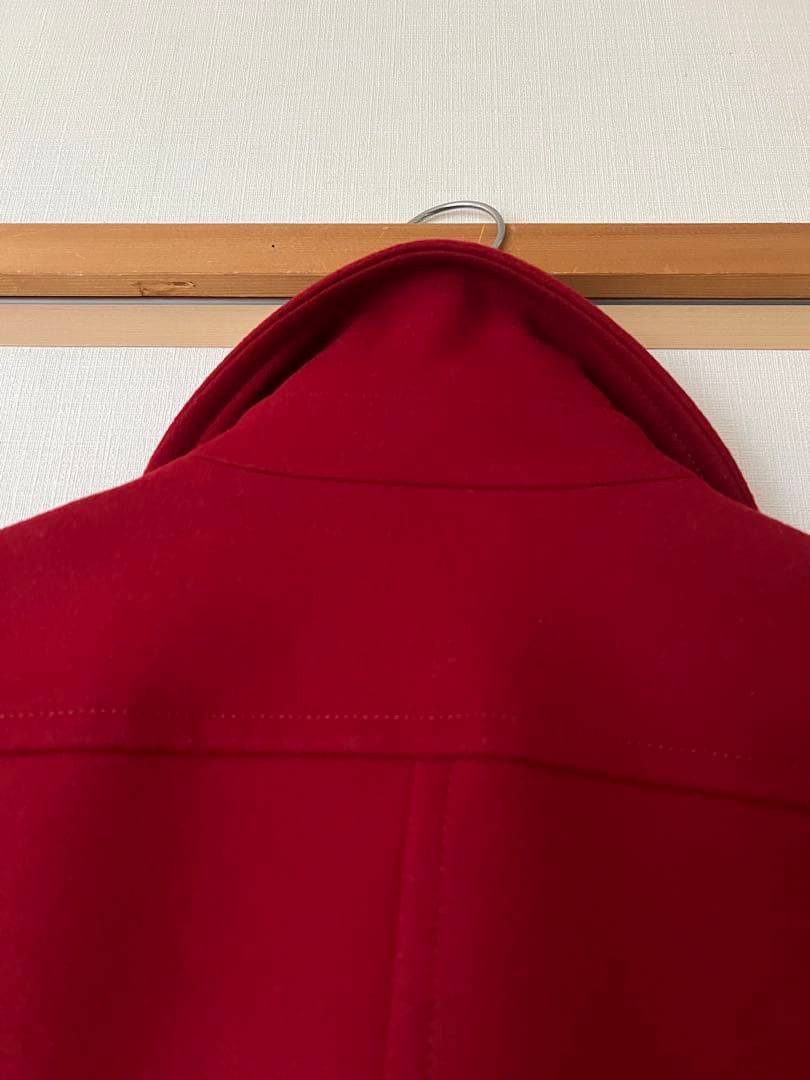 BURBERRY100%毛　レディースジャケットサイズ:M 赤色