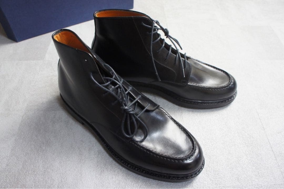 【新品未使用品】ジャランスリワヤ 99044 Uチップブーツ9(27㎝) 黒