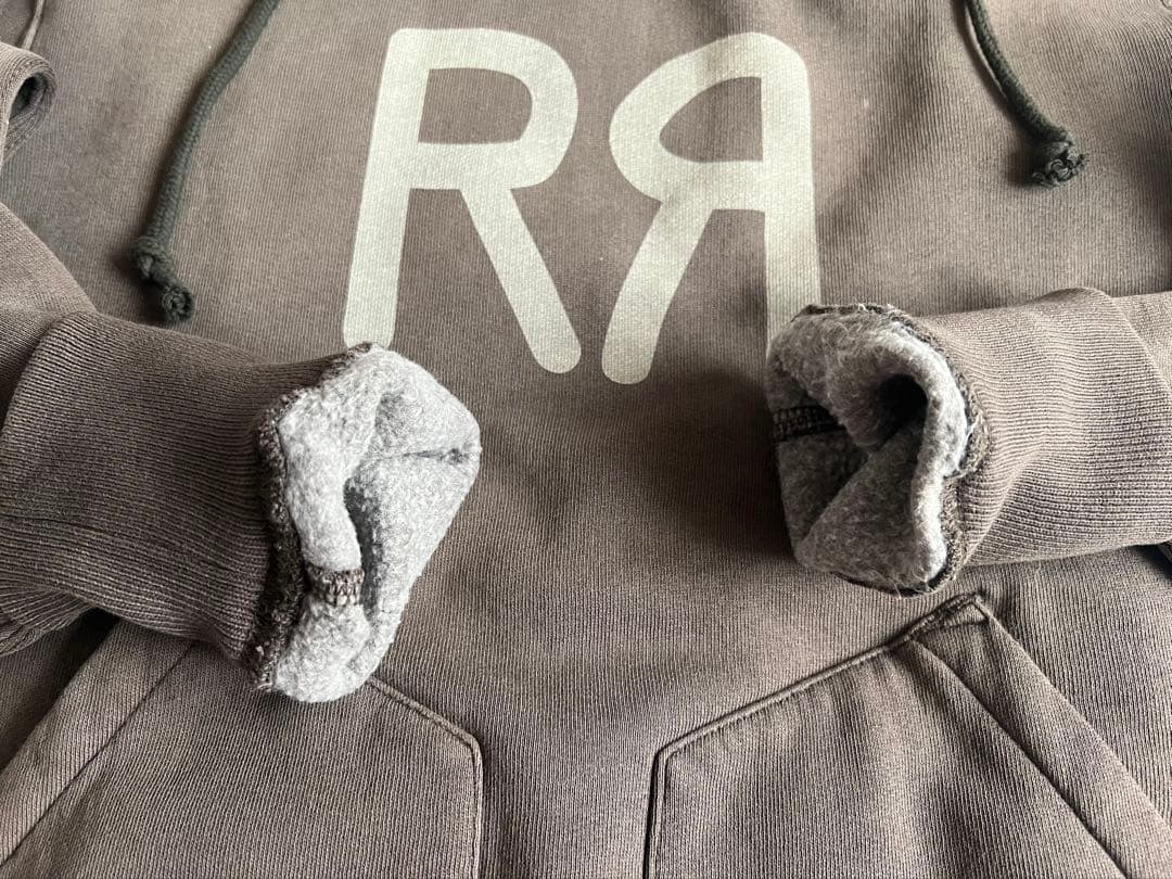 美品!! RRL ダブルアールエル グレー フーディー パーカー XS