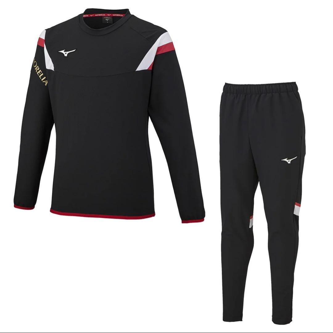 ミズノ モレリア MORELIA テックシールドピステシャツ　ピステパンツ　Ｌ