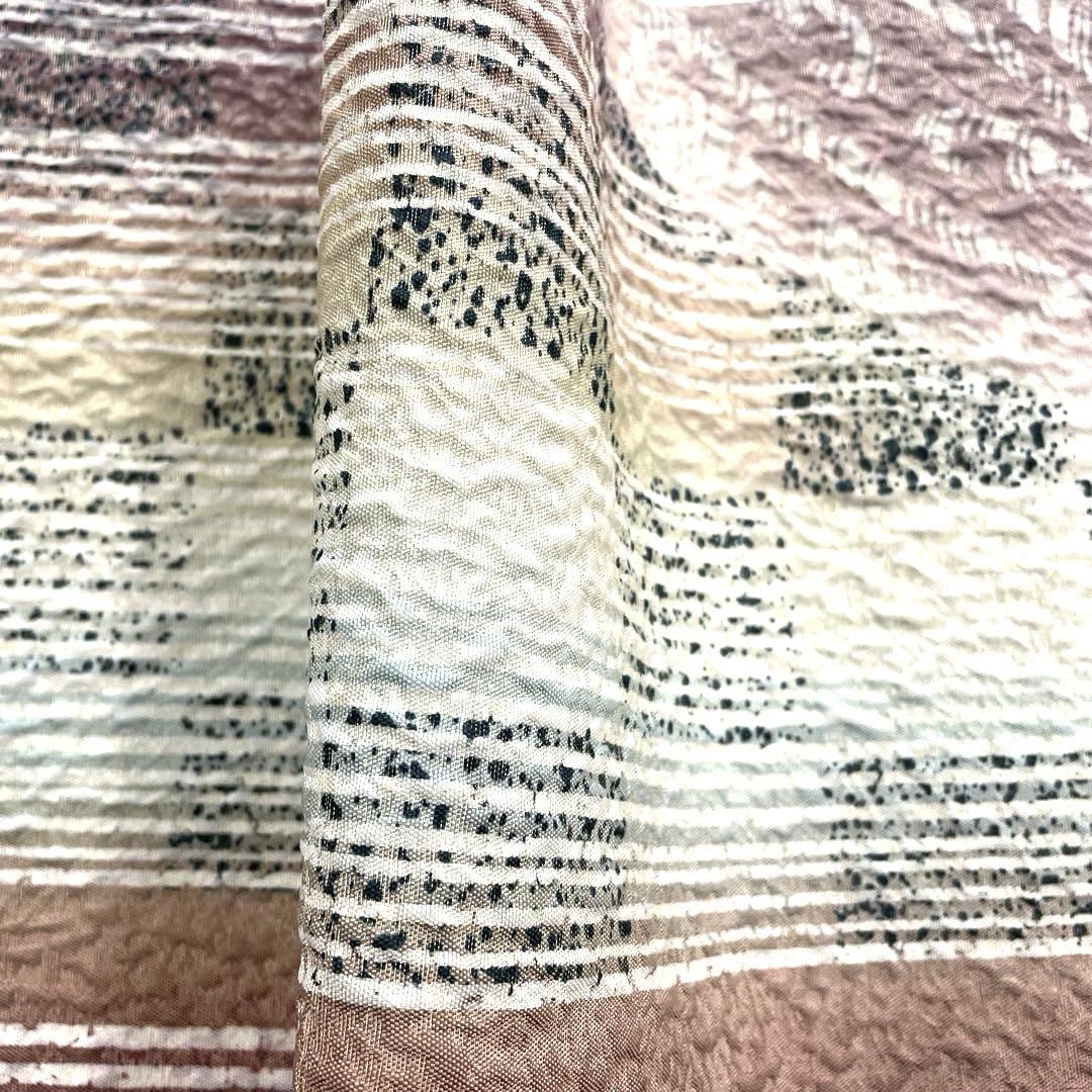 専用帯6189 ●高級 正絹 両面全通 リバーシブル 袋帯 兎 市松模様 七宝