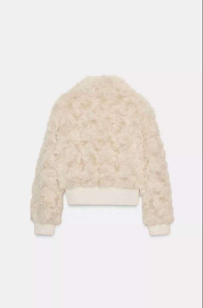 ZARA フェイクファーボンバージャケット　M