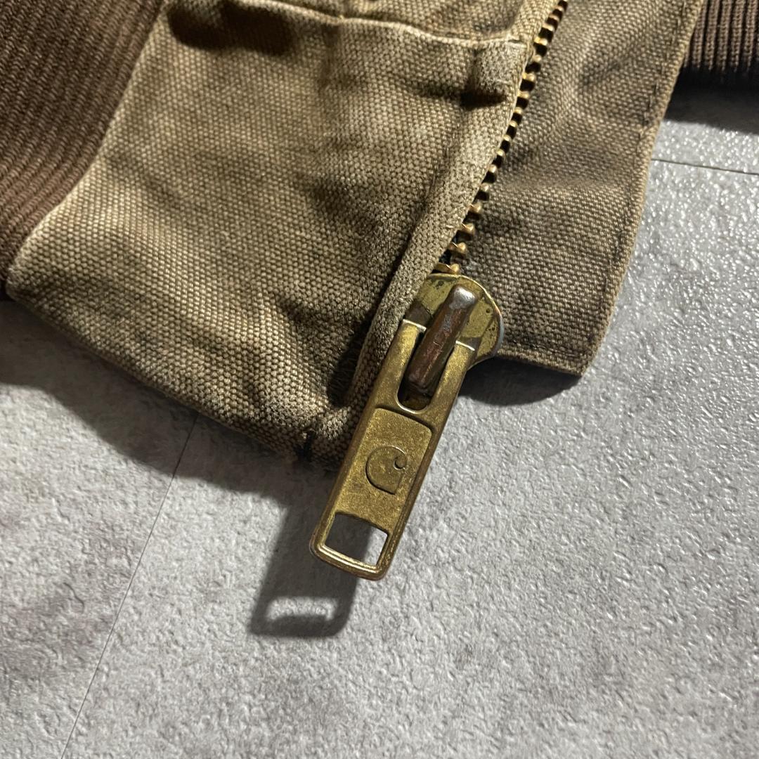 00s USA生地ブラウン カーハート サンタフェジャケット ダックXXL