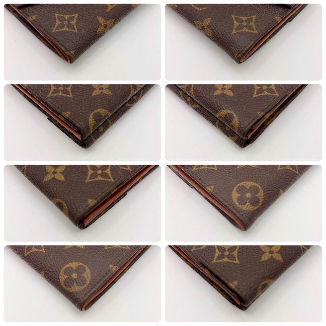 ルイヴィトン ポルトモネ ビエ カルトクレディ モノグラム Wホック財布