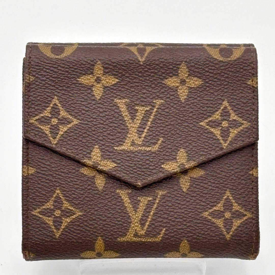 ルイヴィトン ポルトモネ ビエ カルトクレディ モノグラム Wホック財布