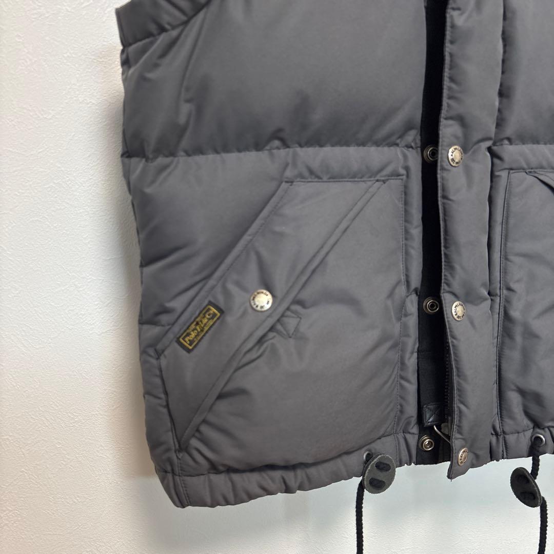 ▪️POLO RALPH LAUREN フード付　脱着可　ダウンベスト　ロゴ刺繍