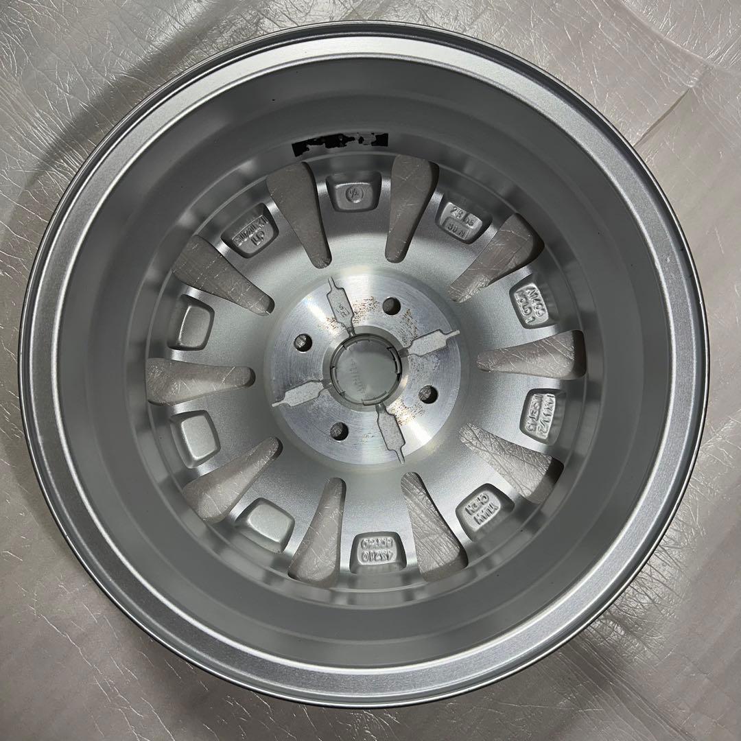 ②ホイール1本　14インチ HE33 ラパン　純正ホイール　花びらモチーフ　美品