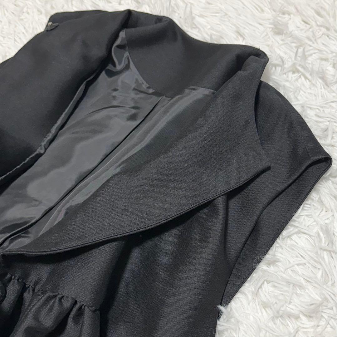 ✨極美品✨ BEARDSLEY LIVETART ペプラムギャザージレ ブラック