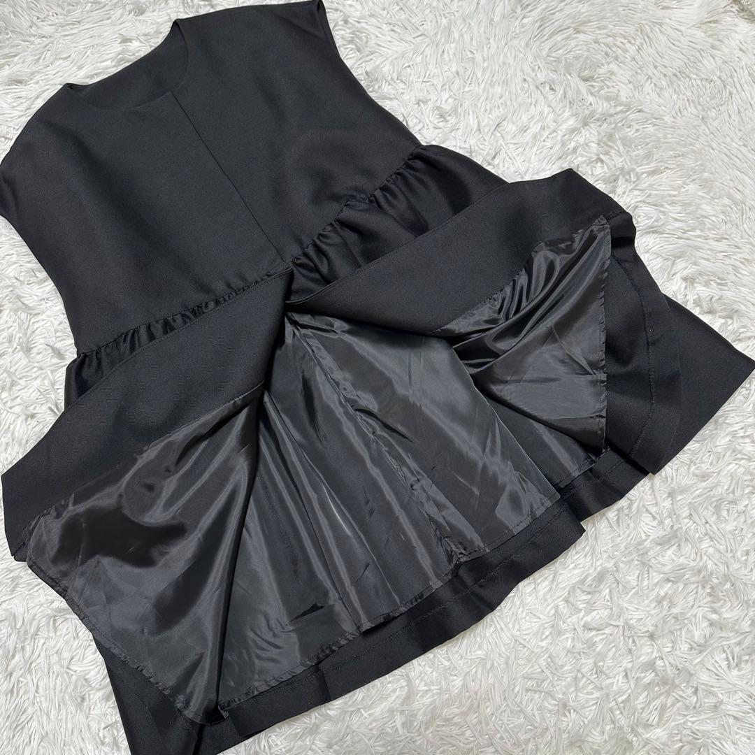 ✨極美品✨ BEARDSLEY LIVETART ペプラムギャザージレ ブラック