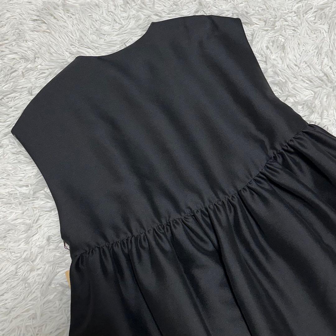 ✨極美品✨ BEARDSLEY LIVETART ペプラムギャザージレ ブラック