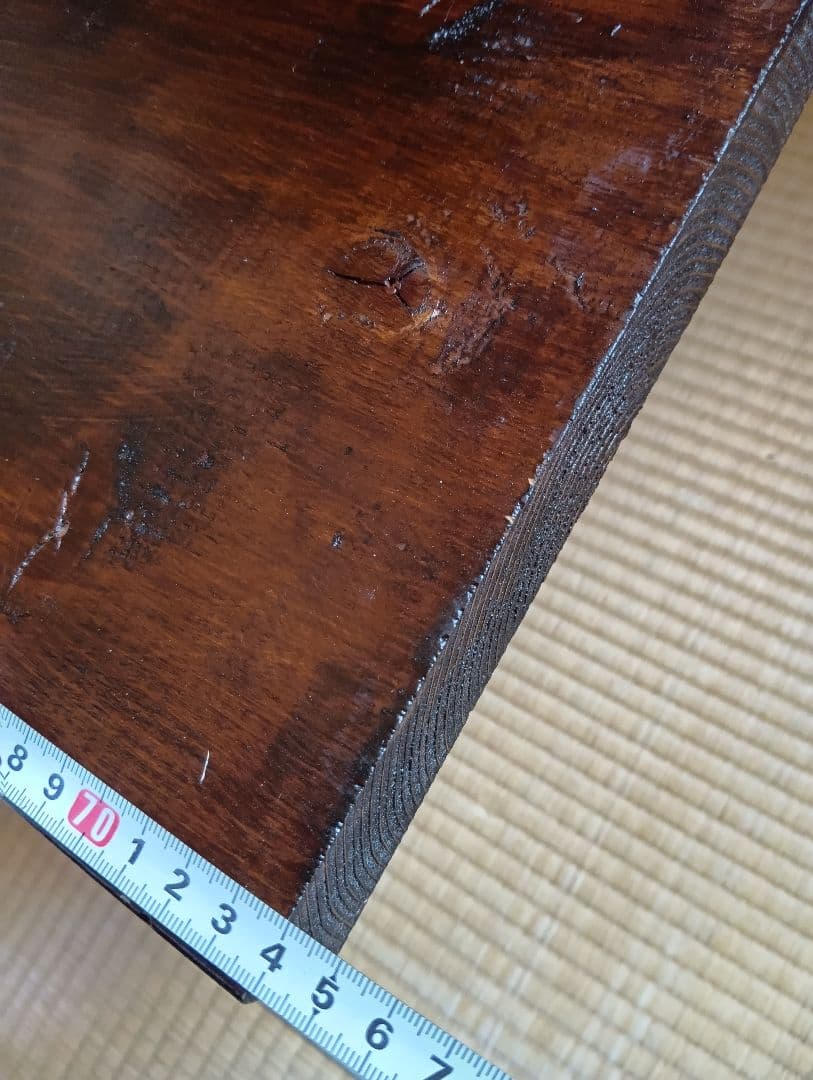 【引取限定】囲炉裏付き木製座卓と付属品　茨城南部より