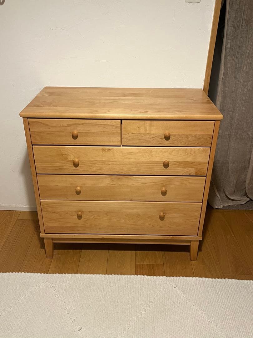 【route00】幅80 4段 チェスト たんす