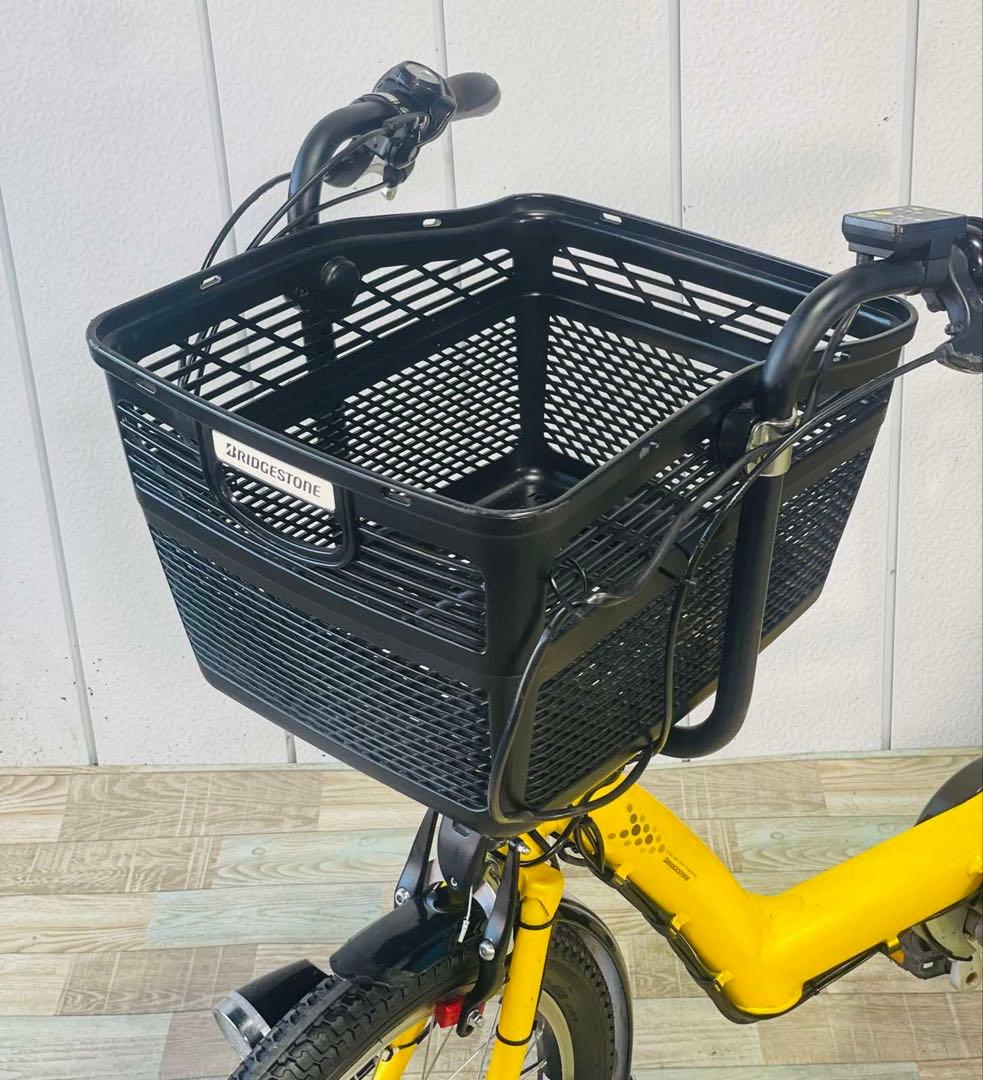 2997ブリヂストン8.7アンペア3人乗り対応子供乗せ　電動アシスト自転車