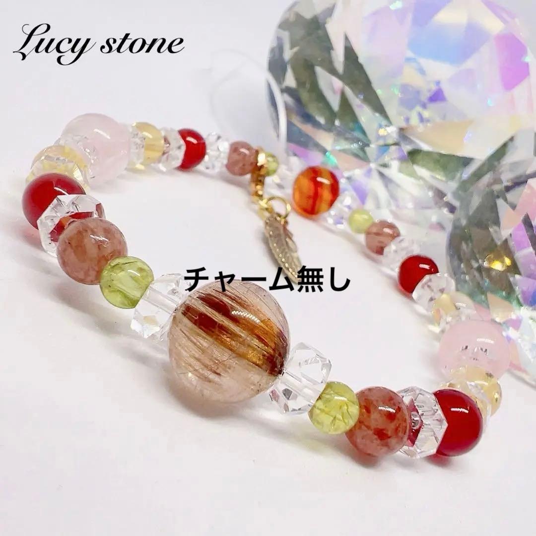 天然石 パワーストーン ブレスレット アンクレット マクラメ アメジスト クロス