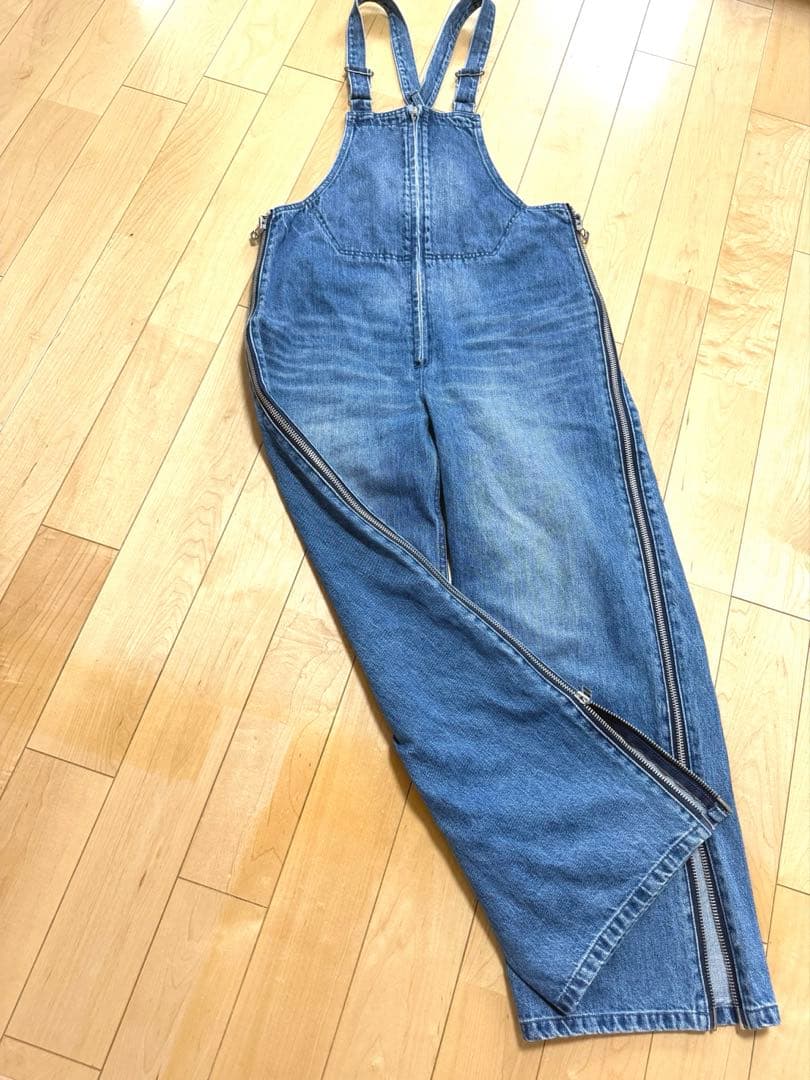 【極美品】ガリャルダガランテ　peas デニムデッキトラウザース　オーバーオール