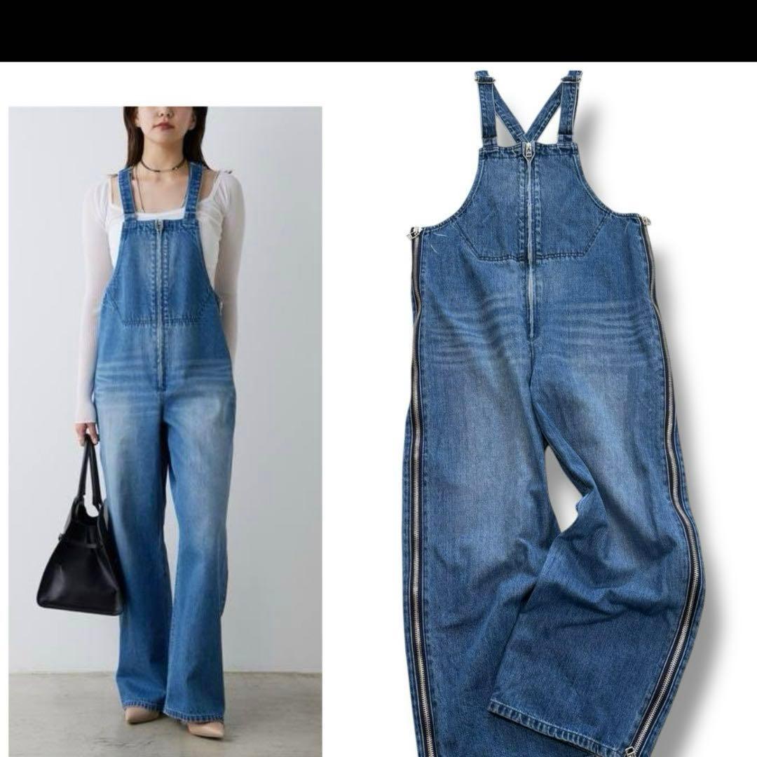 【極美品】ガリャルダガランテ　peas デニムデッキトラウザース　オーバーオール