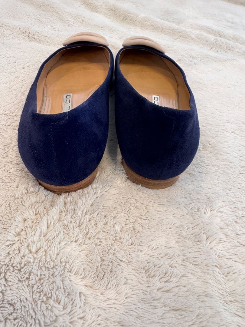 PELLICO ペリーコ　ANELLI アネッリ　37ネイビー バイカラー