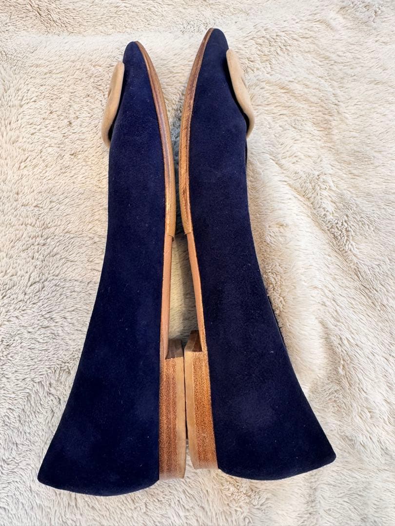 PELLICO ペリーコ　ANELLI アネッリ　37ネイビー バイカラー