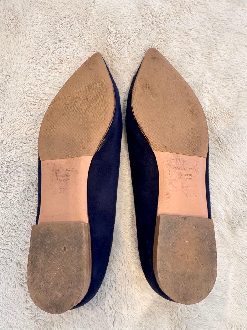 PELLICO ペリーコ　ANELLI アネッリ　37ネイビー バイカラー