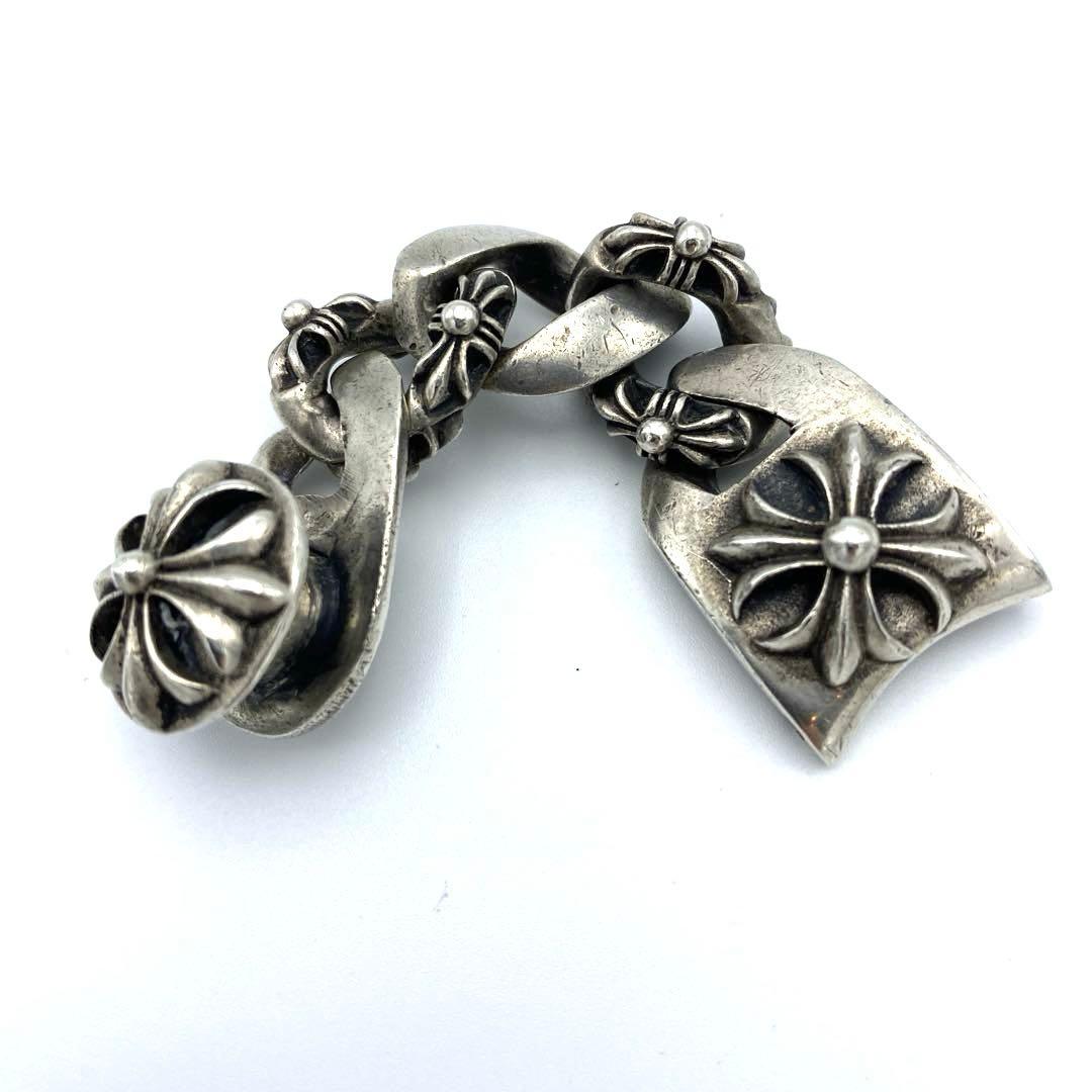 カスタムウォッチブレス クロスデザイン シルバー メンズ腕時計