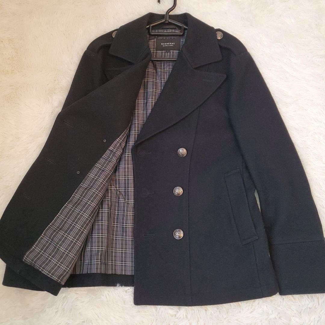 ⭐極美品⭐BURBERRY BLACK LABEL ナポレオン Pコート L