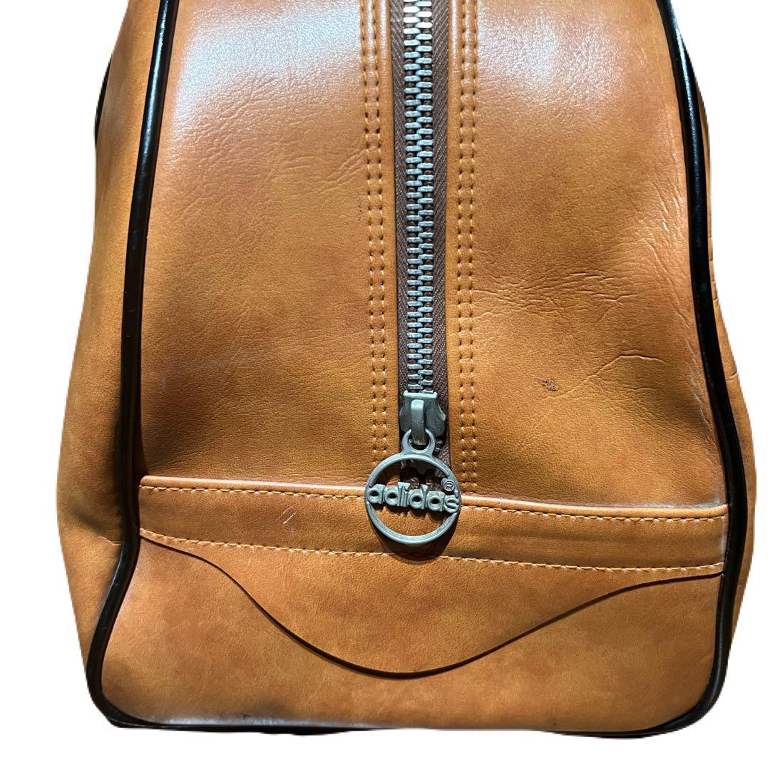 レア　貴重　美品　adidas ボストンバッグ　ボウリング　ヴィンテージ　レザー