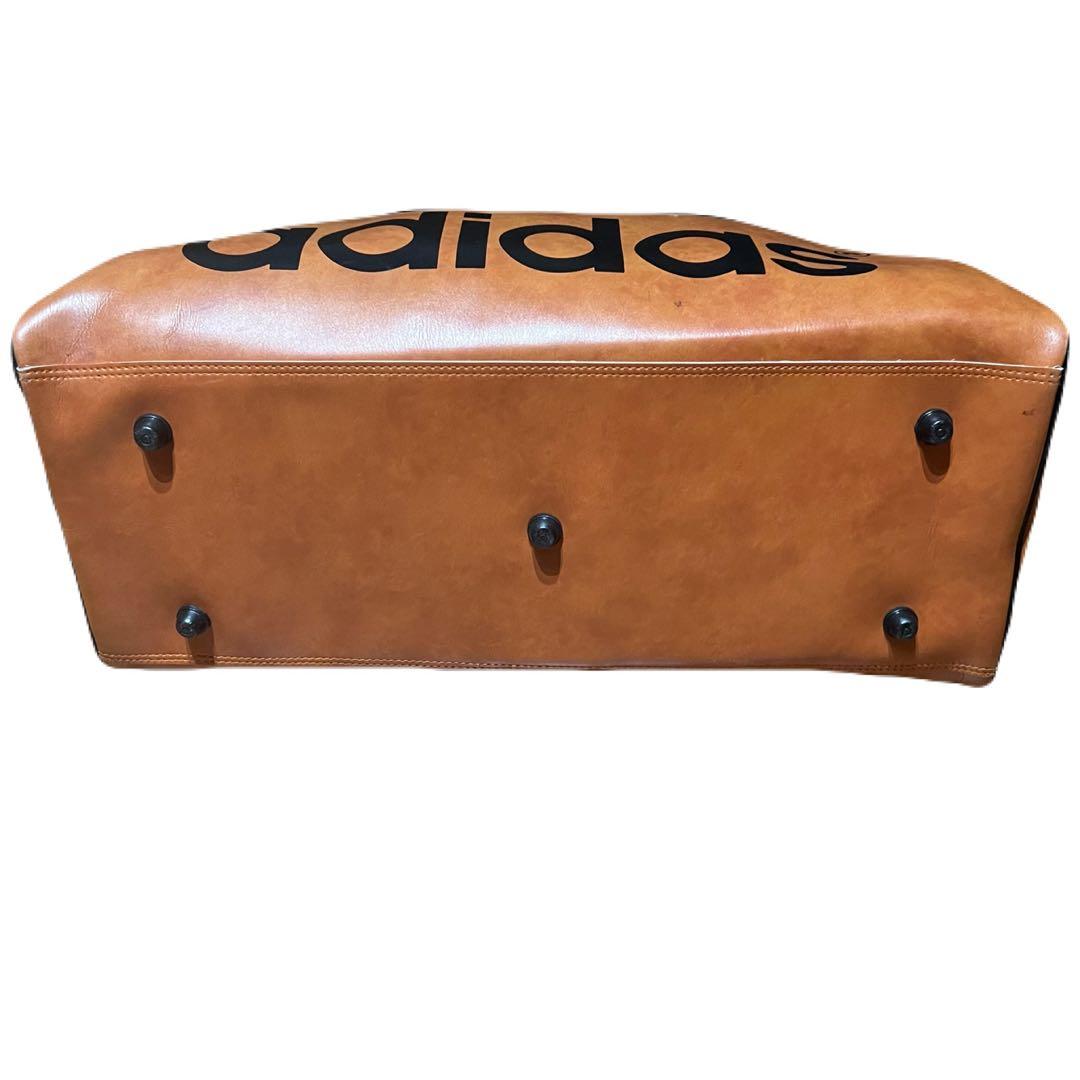 レア　貴重　美品　adidas ボストンバッグ　ボウリング　ヴィンテージ　レザー