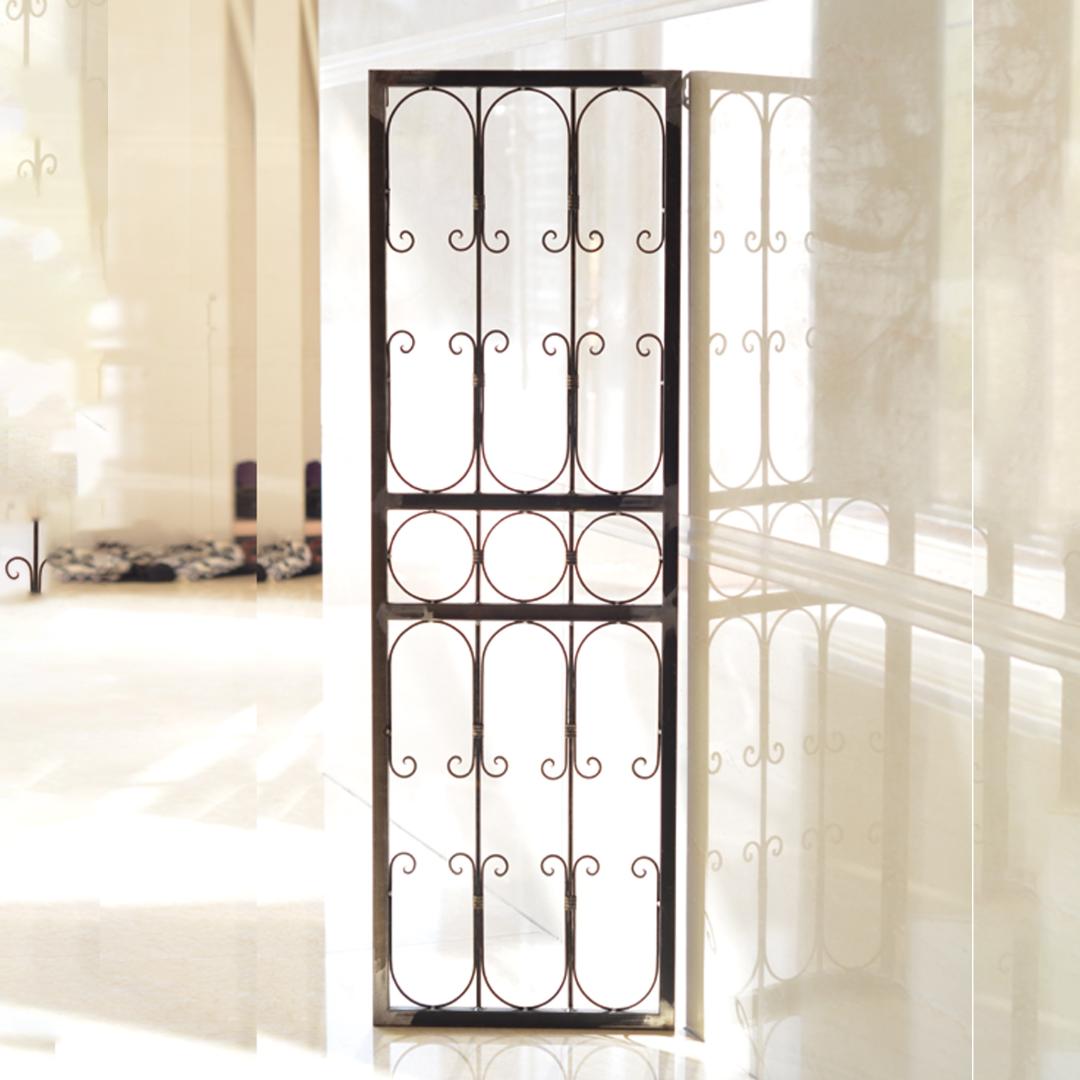 【４枚セット】アイアンパネル 壁飾り フレーム パーテーション アート433