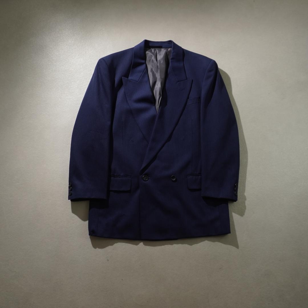 JUN MEN ダブルセットアップスーツ フォーマル ブルー/AZ203
