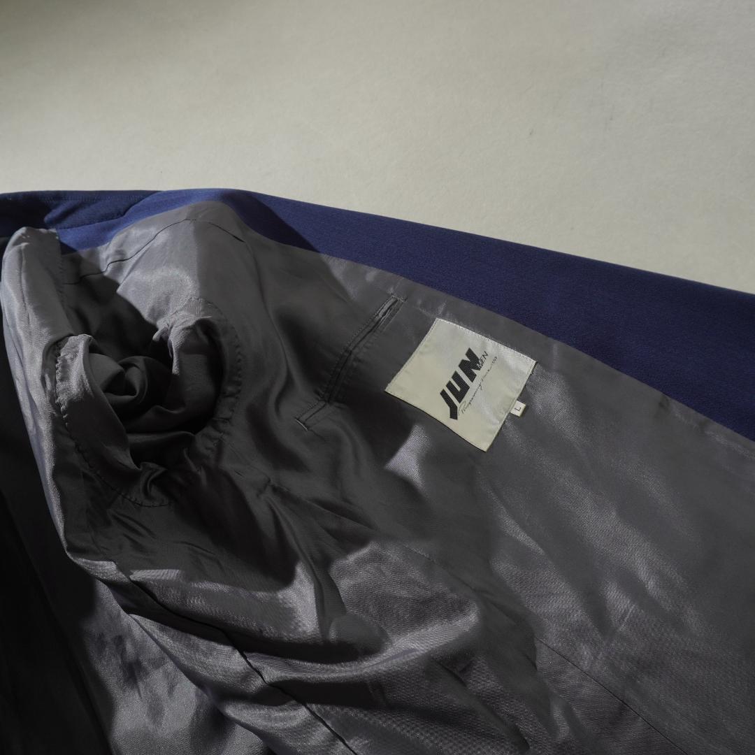 JUN MEN ダブルセットアップスーツ フォーマル ブルー/AZ203